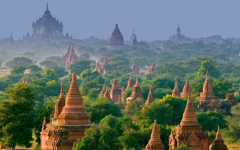 Gorgeous views over Bagan