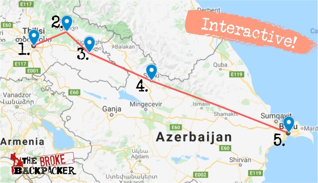 caucasus itinerary