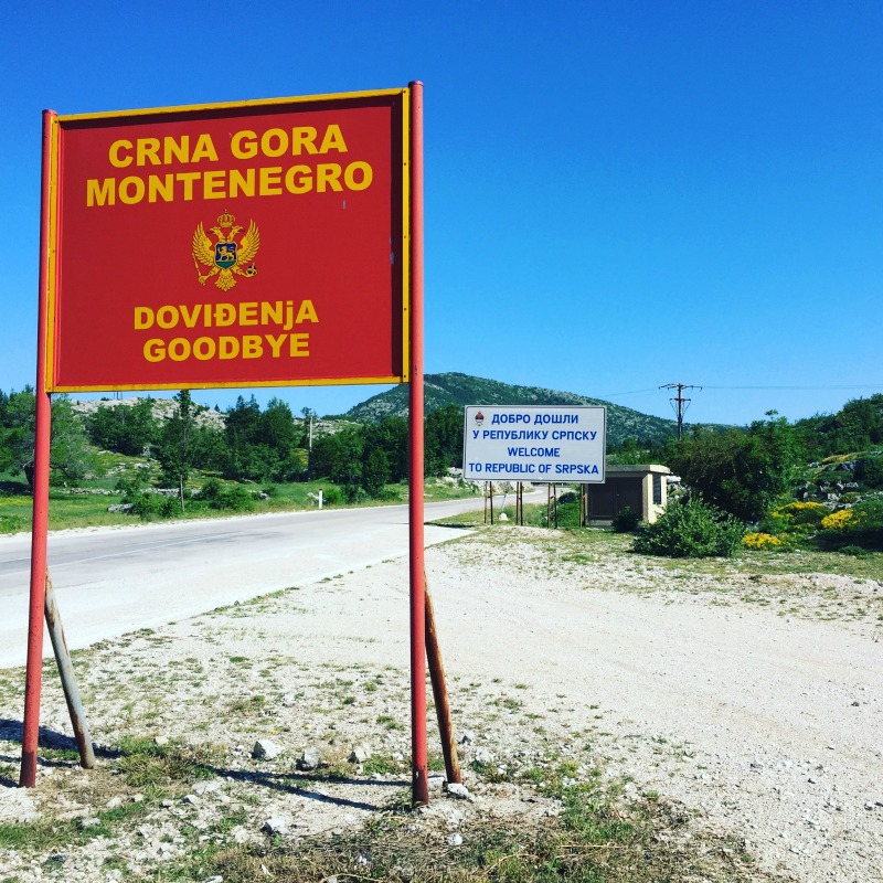Border between Montenegro & Bosnia.