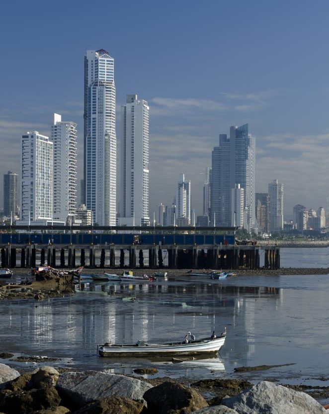 panama city bay and towers