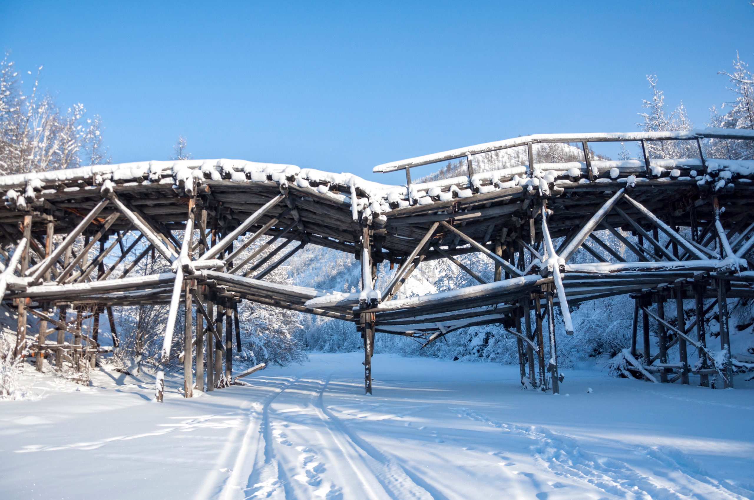 Road of Bones, Siberia in Russia