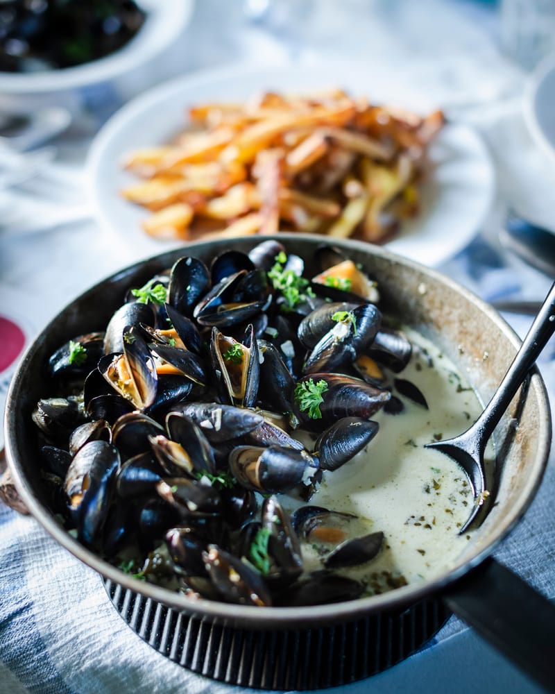 moules frites belgium