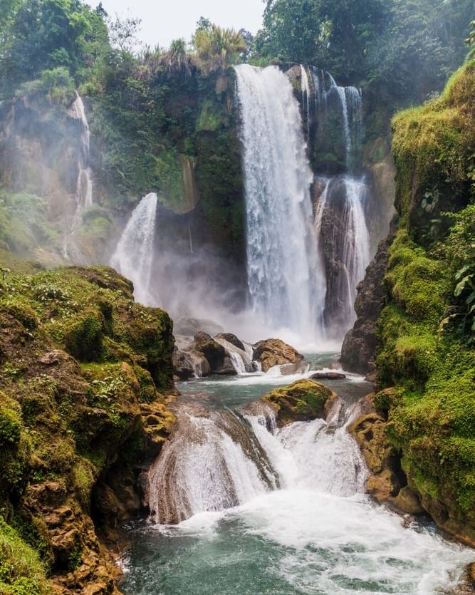 waterfall in honduras
