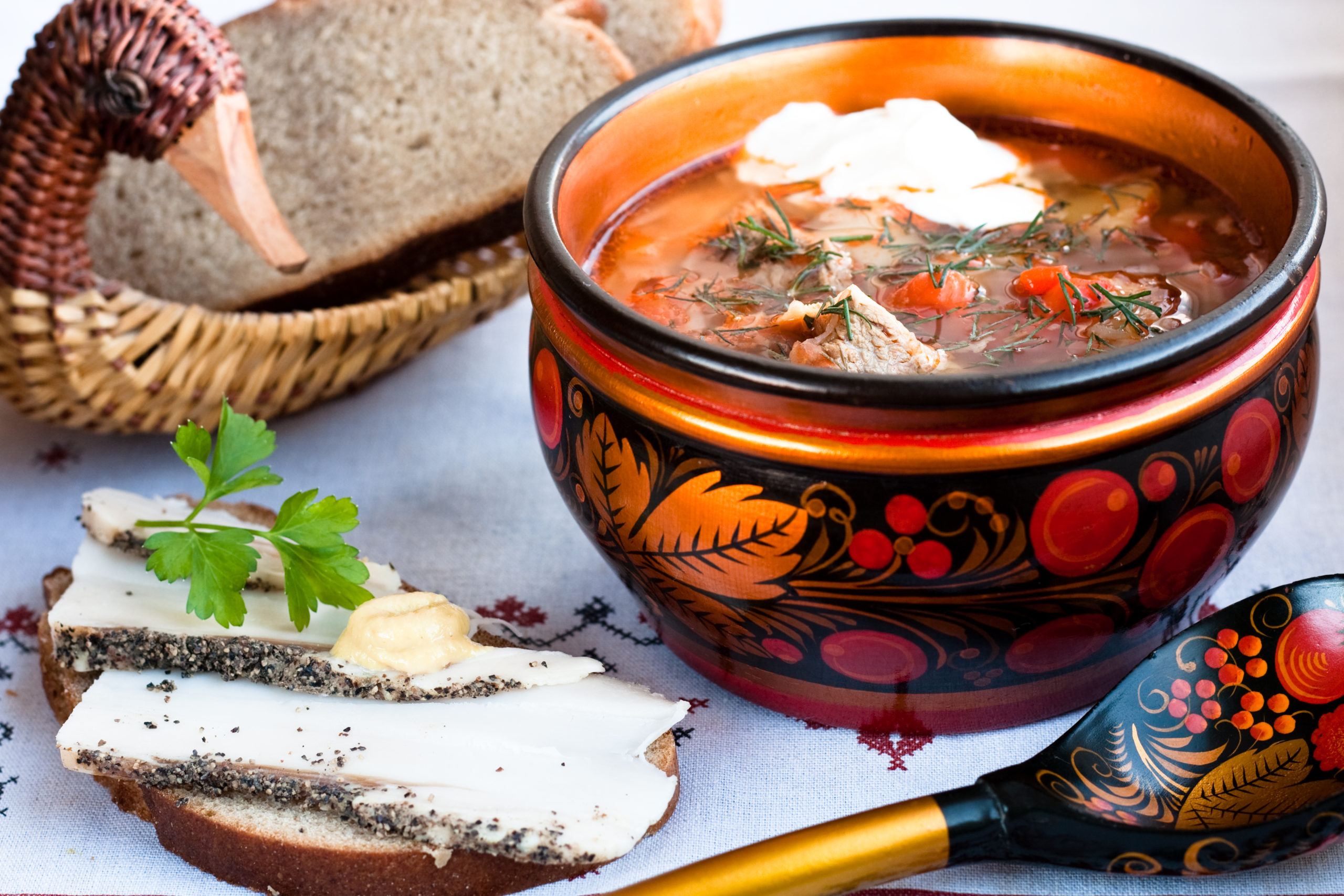 Borsch in Russia