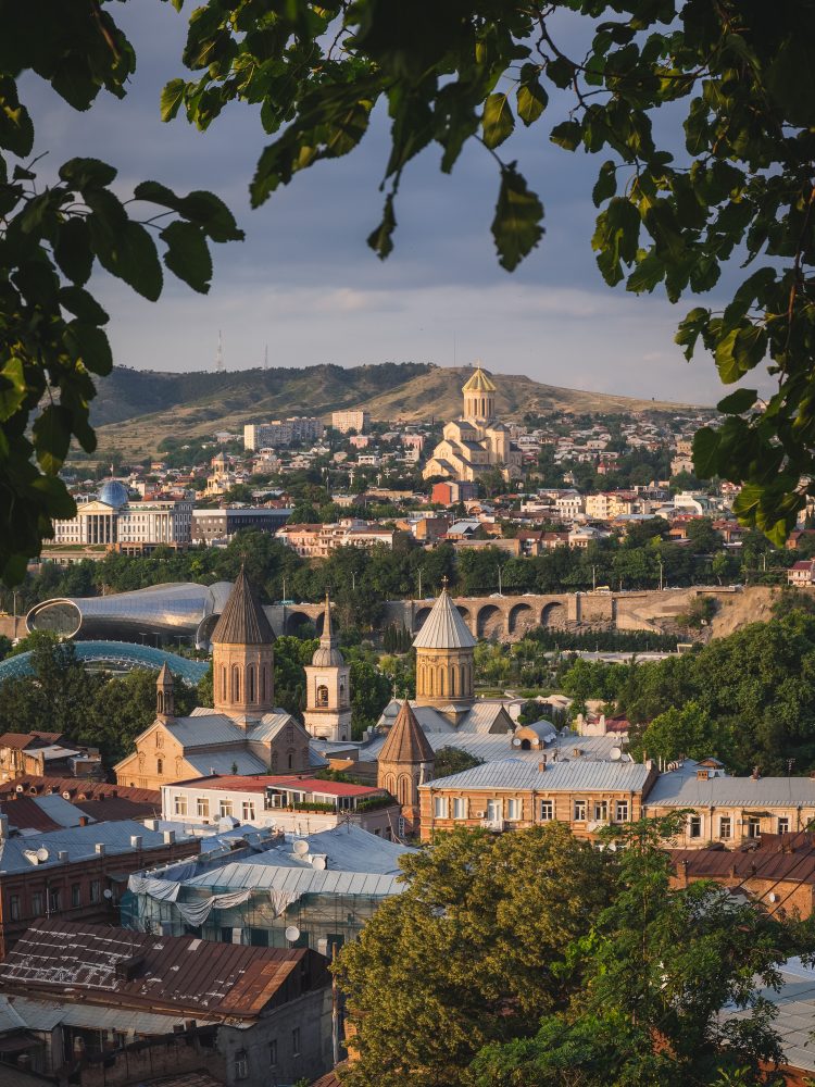 St Trinity Church from Betlemi Street Tbilisi Backpacking Georgia