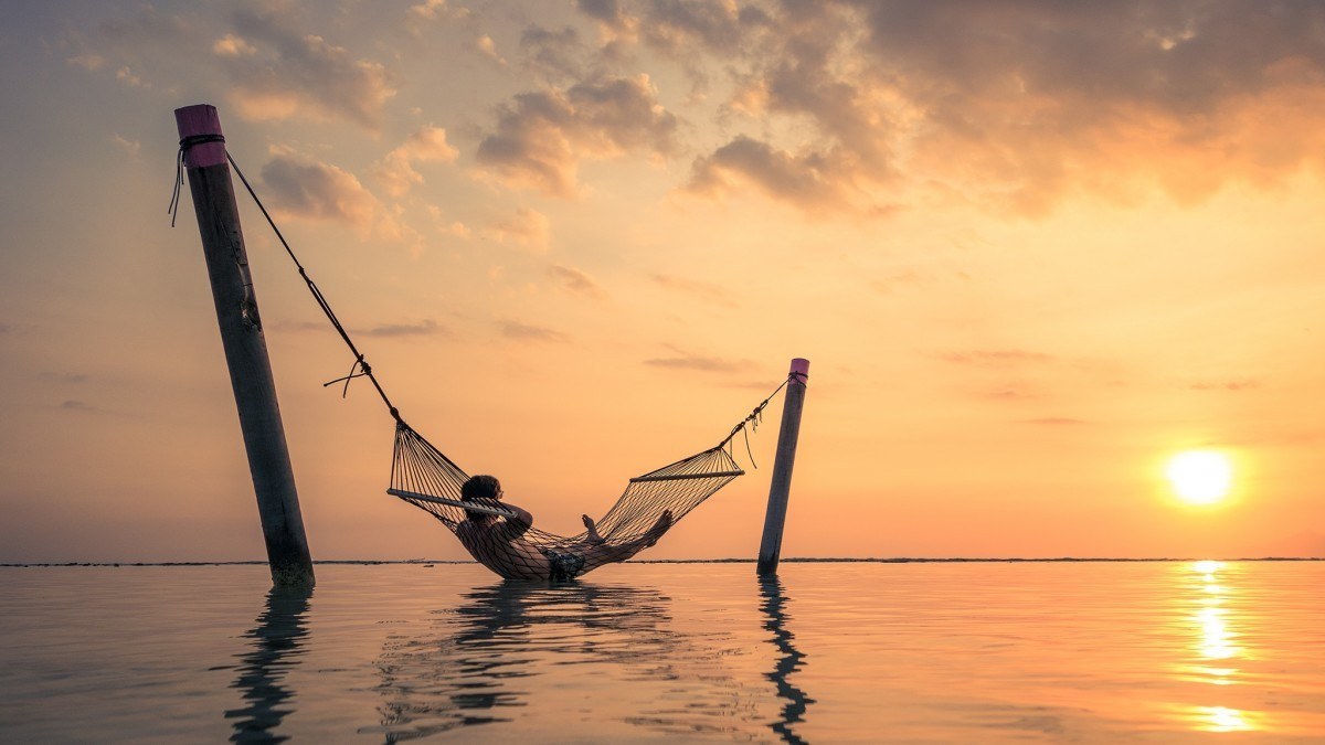 Top backpacking travel tip - Chill out sometimes in a hammock