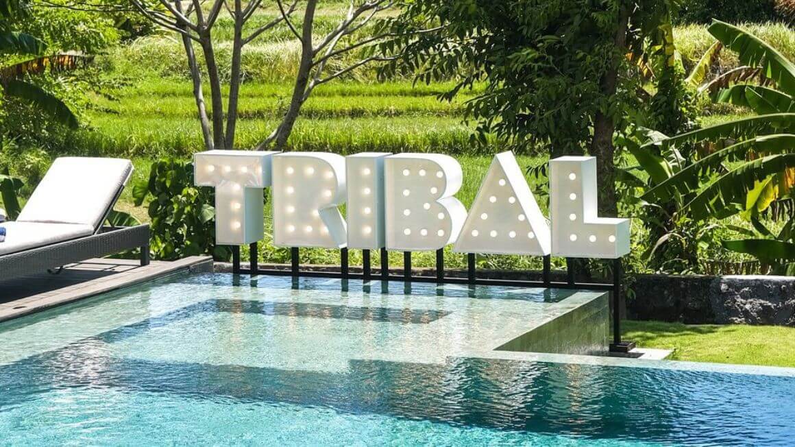 tribal bali pool logo