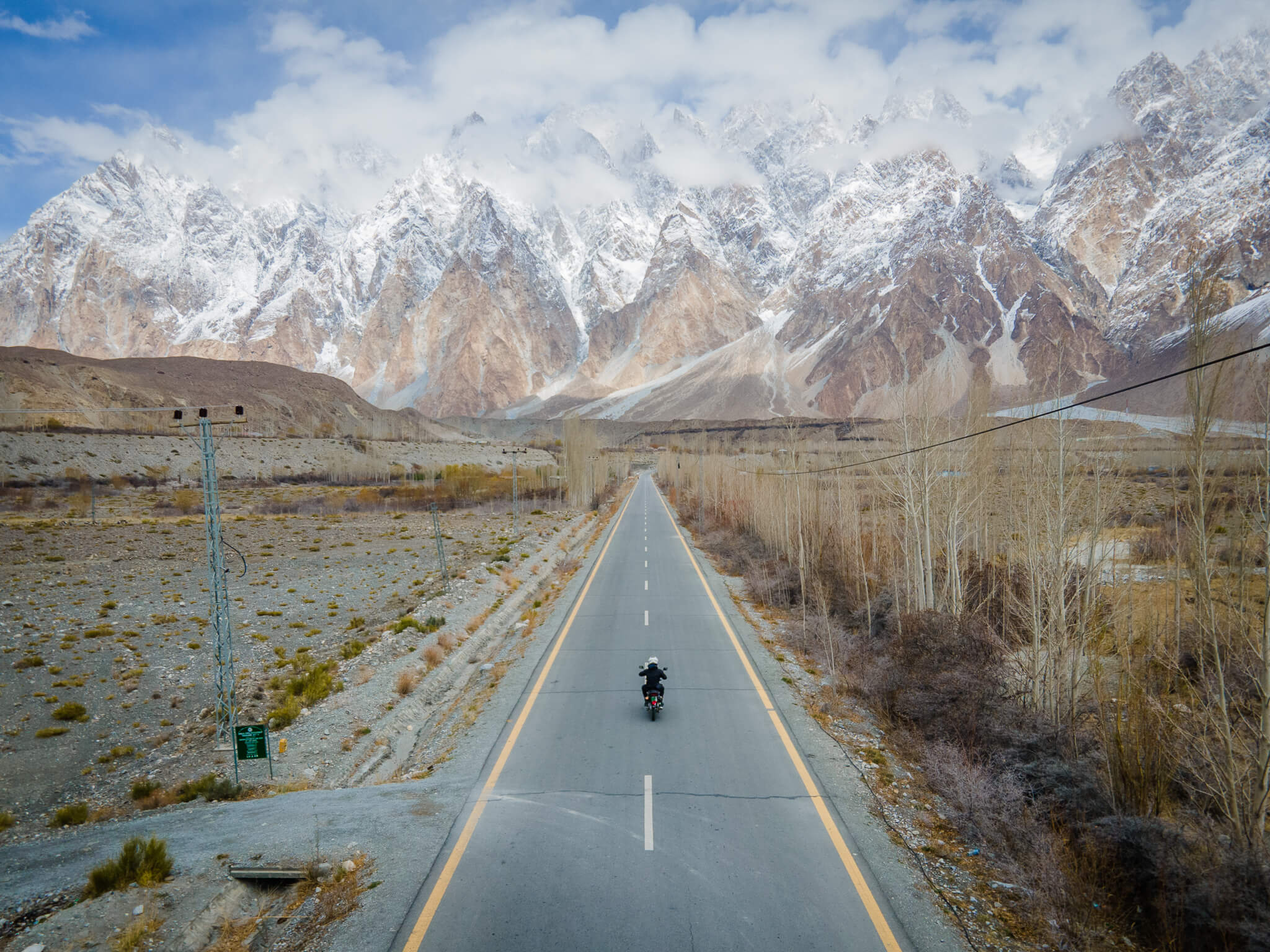 will riding a motorbike in pakistan