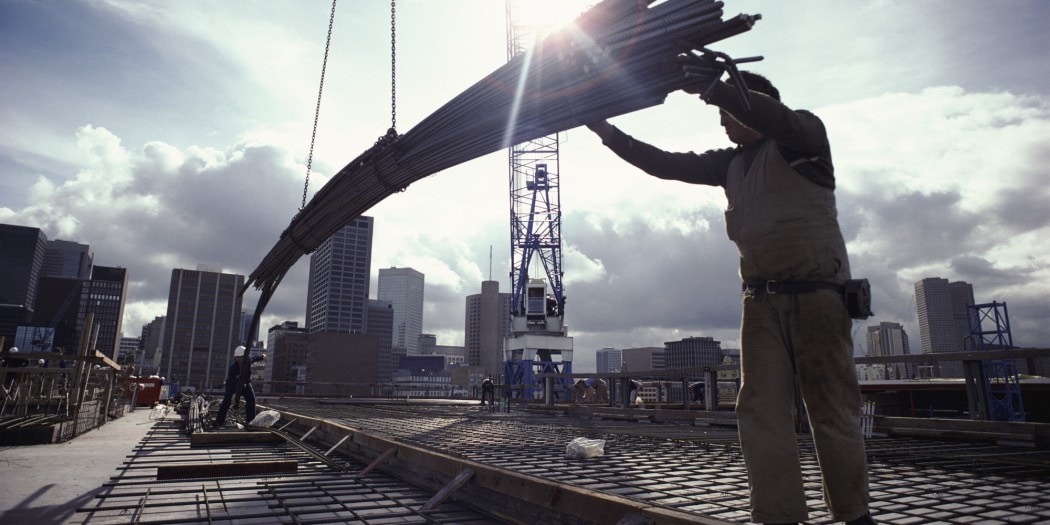 A construction worker - another best job for travelling and working anywhere