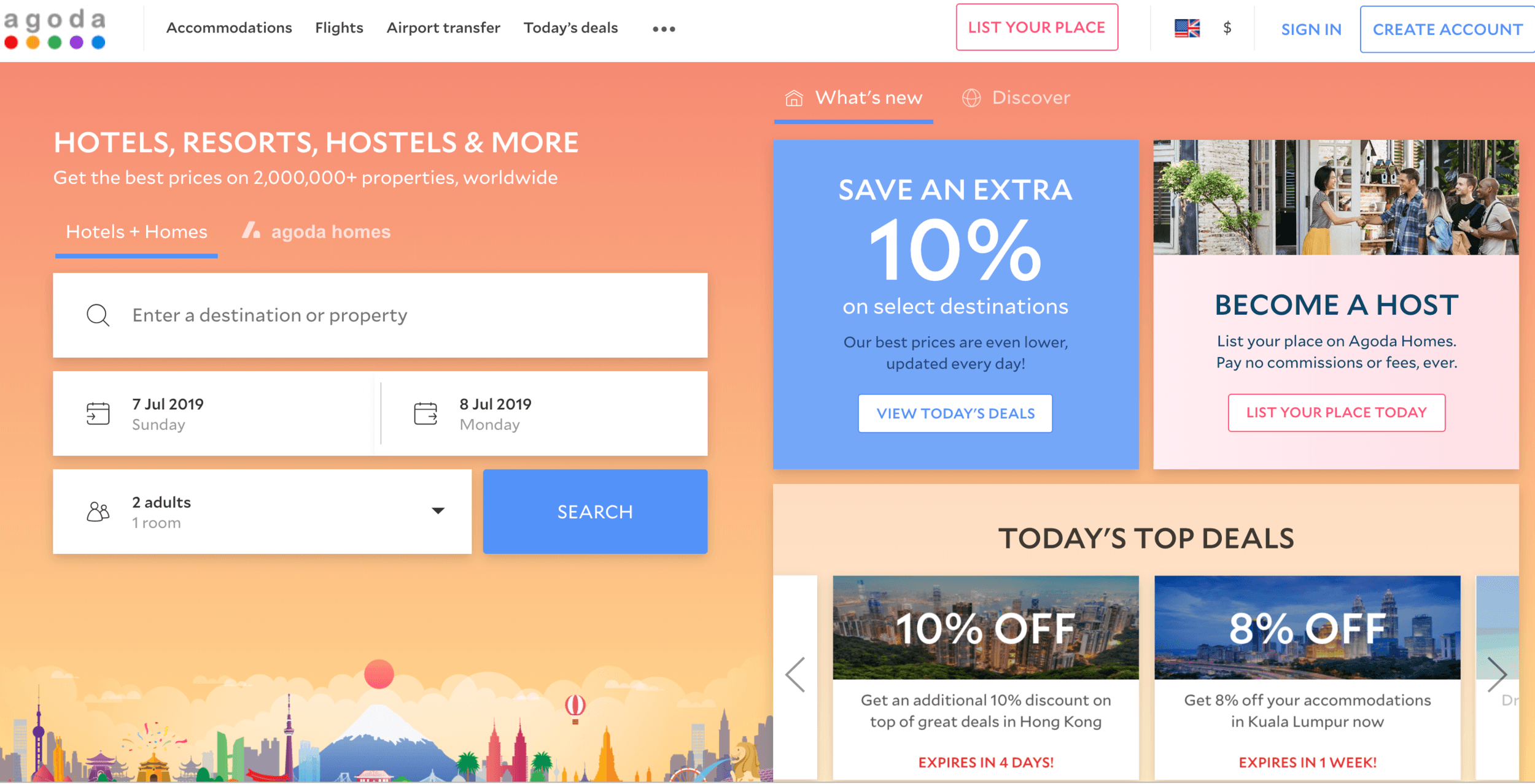 The Best Site for Booking Hotels in Asia - Agoda.com